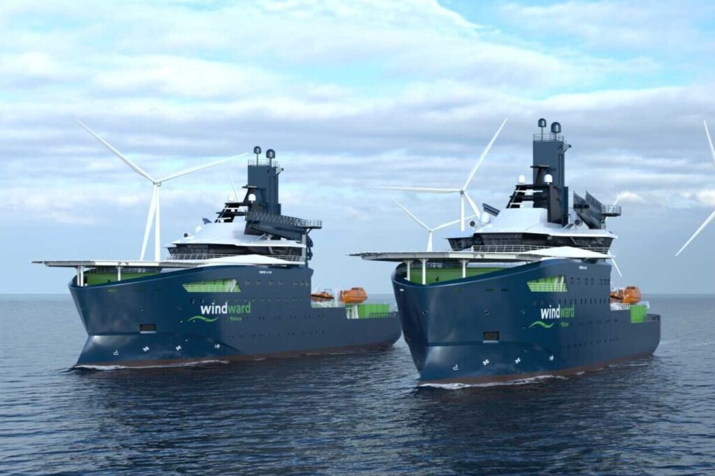 Windward Rendering (4 ships)